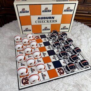Vintage Auburn University Helmet Checkers